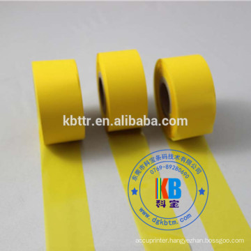 Fabric textile care label printing yellow color washable zebra ribbon